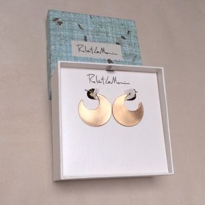 Never Worn Moon Shaped Earrings